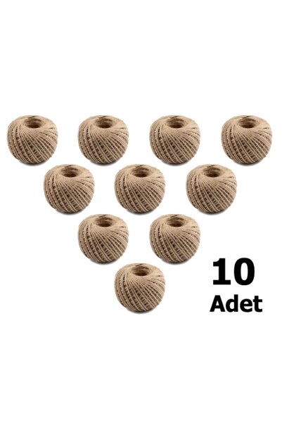 Hobialem Jutov konopac 10 komada konopca, slamnati konopac, konopac za vreće,...