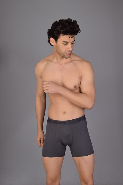 COTBOXER Men's Smoked Lycra Solfeggio Boxer - Pack of 2