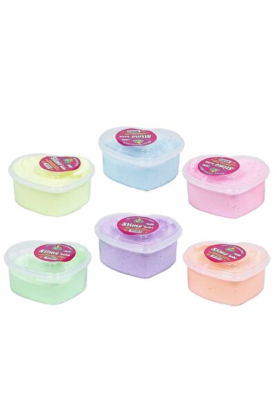 SlimeBebe Oyun Jeli 6 Adet- Slime 180 Gr Pastel Renkler Ce Belgeli Stoktan Ay...