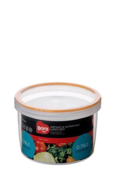 Bora Plastik 0,74 Litre Contalı Vidalı Saklama Kabı No:7 - Bo056