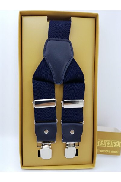 Genel Markalar Lacivert Salopet Pantolon Askı