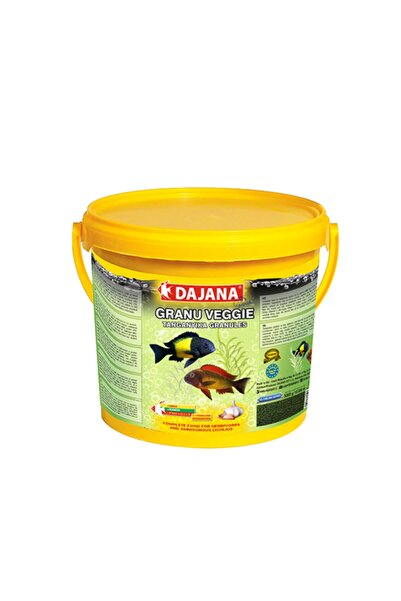 Genel Markalar Dajana Sarımsaklı Balık Yemi Granu Veggie Garlic  Kova 10 tl 5 kg