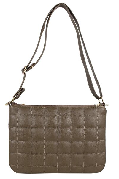 Bagacar Модель 1073 - Жіноча золота сумка через плече з 3 відділеннями