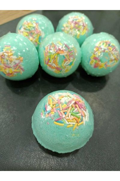JOY BOMB -pedicure Ball-moisture Ball-bath Ball 90 Gr 10 Pieces