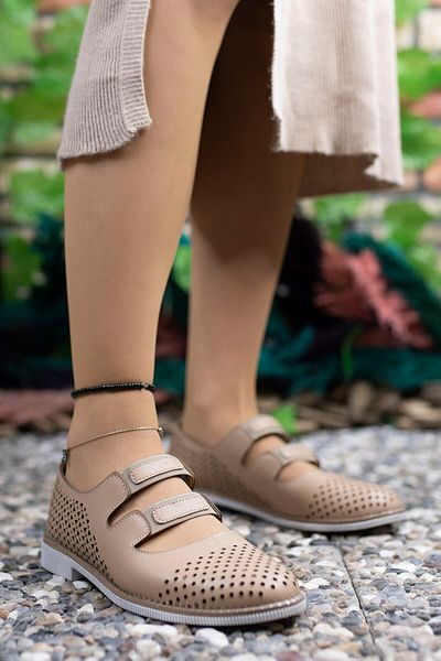 Riccon Pantofi casual pentru femei Nude 0012502