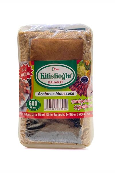 KİLİSLİOĞLU BAHARAT Çiğköfte Seti 5-6 Kişilik 600gr | Çiğ Köfte Seti