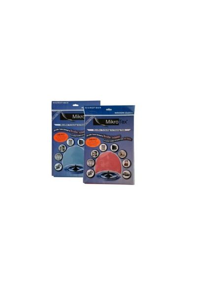 Mikrotex Glass Cloth (2 PCS) Color: Blue-pink