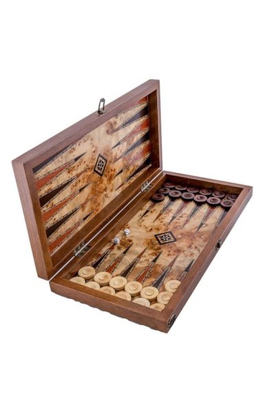 Helena Wood Art Classic Backgammon Embroidered Large Size 50x50 Cm