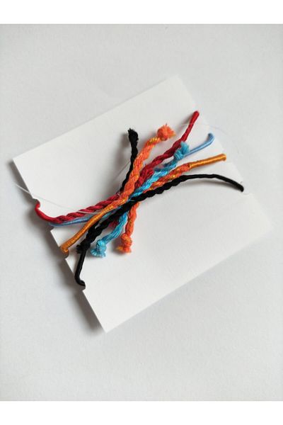 Atölye Merdiven Friends Printed Rope Bracelet Set