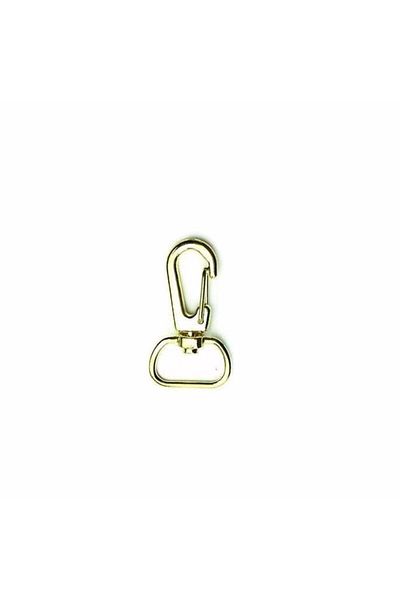 Aker Hediyelik Gold Macrame Keychain Attachment 20 Pieces Wire Hook Keychain Clip Ring