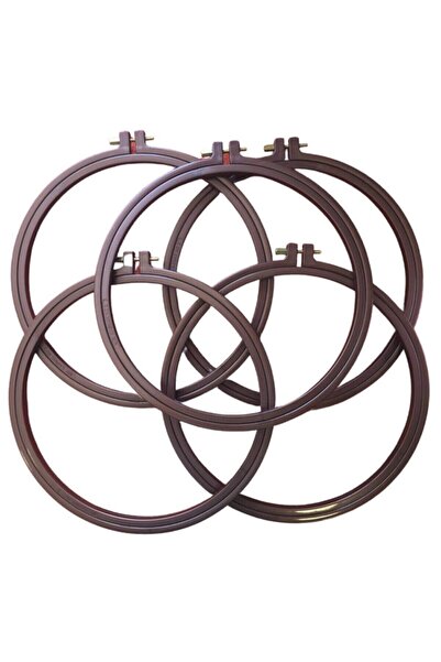 Prestij Boncuk 5 قطع بكرة تطريز بلاستيكية لولبية 25 سم