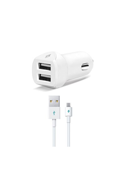 Ttec SpeedCharger Duo Serisi Micro Usb Kablolu 3.1A Çift Usb Girişli Araç Şar...