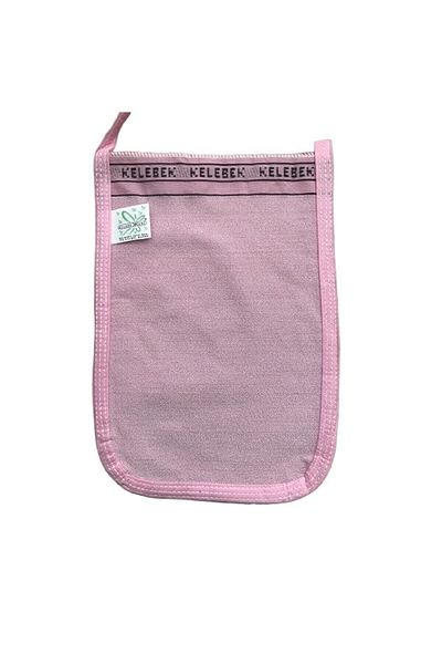 Kelebek Kese Butterfly Bath Washcloth Standard Pink 25x17 Cm