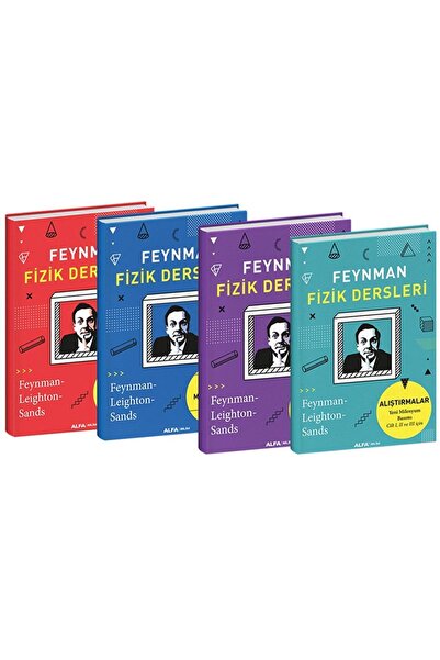 Alfa Yayınları Feynman Fizik Dersleri (4 Kitap Takım) Bilim Türkçe 21 X 30 Ci...