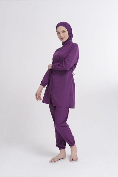 ALFASA Women's Basic Full Hijab Swimsuit