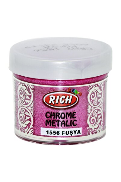Rich Akrilik Boya Chrome Metalik 50 Cc Fuşya 1556
