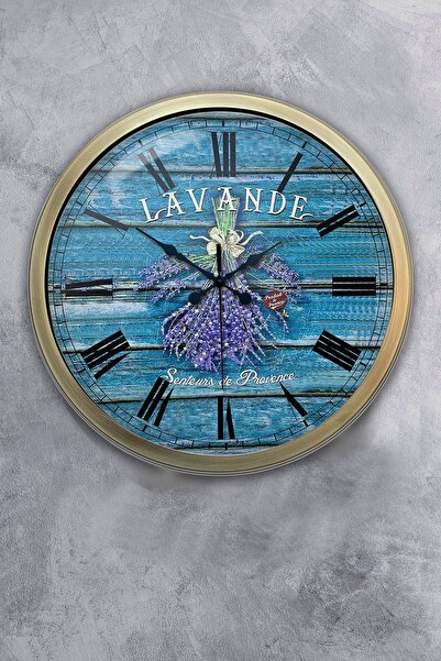 Kasva Concept هدية ساعة حائط معدنية عتيقة مقاس 40 سم