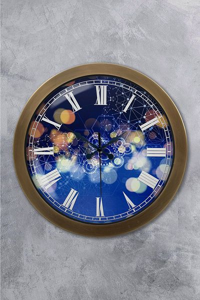Kasva Concept Gift 36 cm Antique Metal Dream Wall Clock