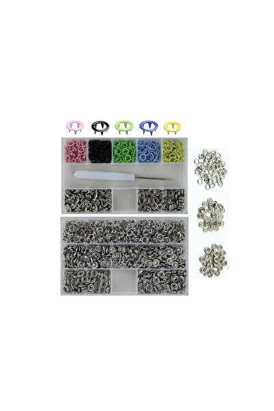 hodbehod 350 Set 9.5 Mm Karışık Renkli Metal Çıt Çıt Ve Saklama Kutusu