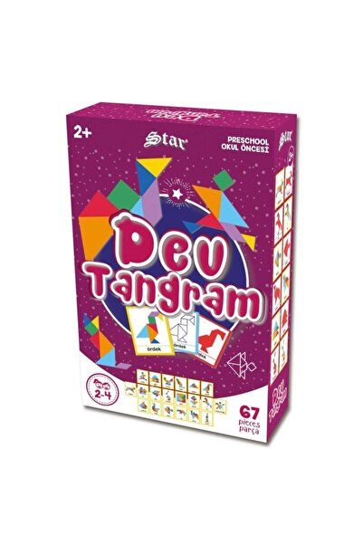 67 Parça Dev Tangram Okul Öncesi Eğitici Oyuncak Zeka Geliştirici Tangram Dev Tangram Stoktan