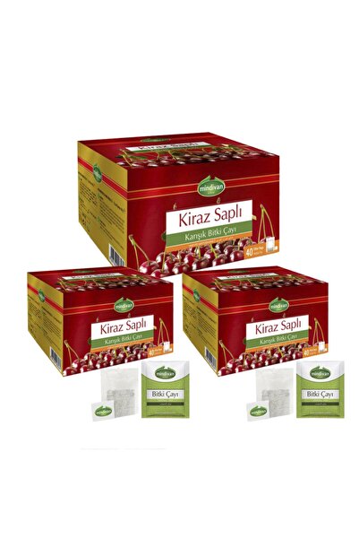 Mindivan Kiraz Saplı Form Çayı 40'lı ( Diet ) X 3 Adet