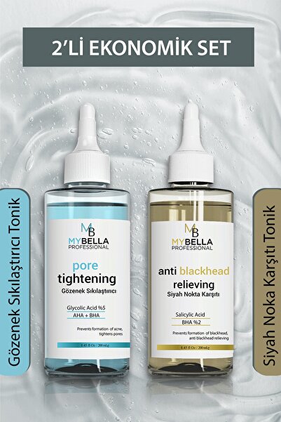 MY Bella Kozmetik Gözenek Tonik, Vegan, Siyah Nokta Karşıtı, Sıkılaştırıcı, A...