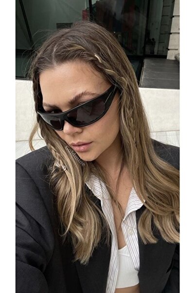 Goldmine Framed Millenium Y2k Unisex Design Sunglasses Black - Black