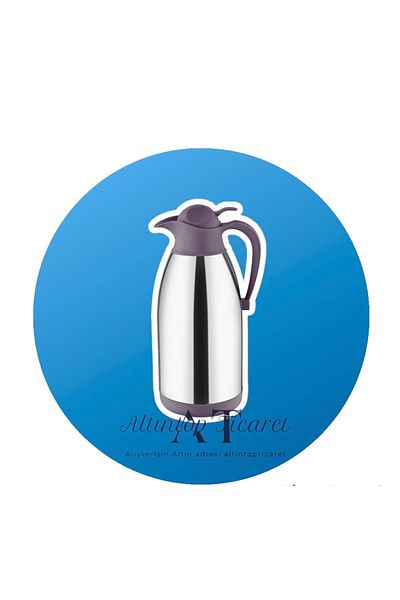 Remetta Caldo 2.5 Liter Steel Thermos - Black