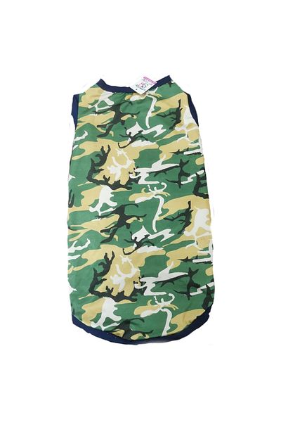 chakie pet store Chakie Camouflage Patterned Combed Cotton Thsirt Dog Outfit