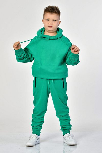 Noori Hanorac pentru băiat cu glugă - verde