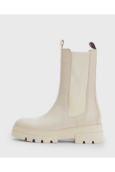 Tommy Hilfiger Kadın Monochromatic Chelsea Kadın Boot Fw0fw06730