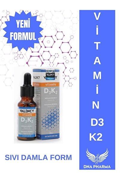 Valency Vitamin D3 K2 20 Ml Damla