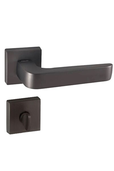 DOĞANLAR KAPI KOLLARI Doğanlar Konsept Prestij Pkz Rozet Kapı Kolu Antrasit Rozetli Wc (tk)