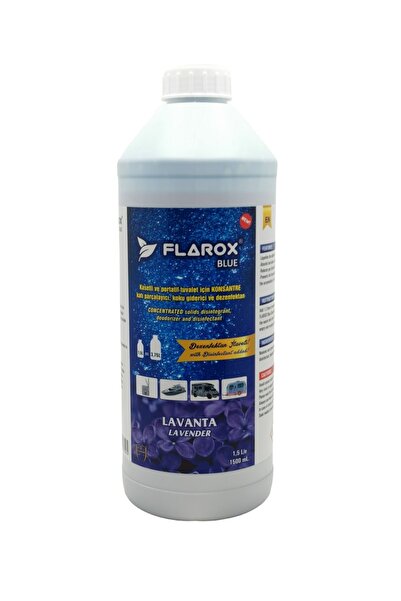 FLAROX Konsantre Portatif Tuvalet Atık Parçalayıcı Koku Giderici Blue 1500ml