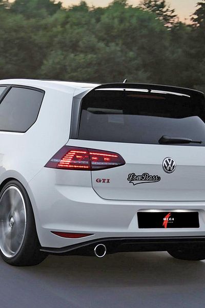 MegaSticker Love Bass 15x5 Cm Auto Motocicletă Cască Laptop Parbriz și Autocolant Auto