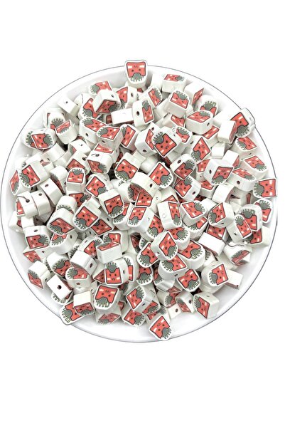 Hedef Bijuteri 25 قطعة من البطاطس المقلية نموذج بوليمر كلاي فيمو، خرز على شكل وجبات سريعة، هواية وصناعة المجوهرات