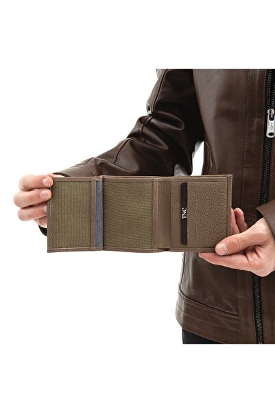 Tamer Tanca Ανδρικό δερμάτινο πορτοφόλι, θήκη για κάρτες, μπρελόκ 710 111d Erk Czdn