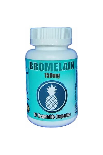 Bromelain 150mg 60 Capsules | Bromelain 150mg 60 Kapsül