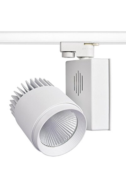 Mimarled Ledli 30w Monofaze Beyaz Ray Spot 10cm Gün Işığı Işık 3000k