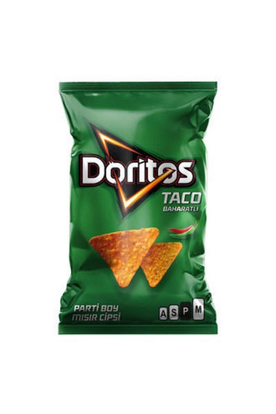 DORİTOS Taco Spicy Corn Chips Party Size 169 g (8 Pieces)