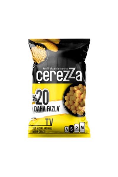 Çerezza Tv Milk Corn Flavored Corn Frame Super Size 117 g (8 Pieces)