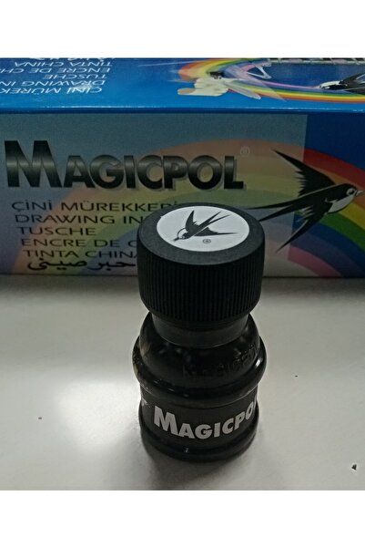 MAGICPOL Çini Mürekkebi Siyah 25 Gr