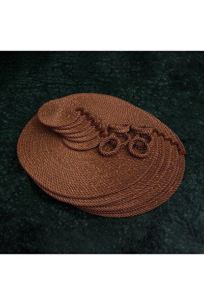 Genel Markalar Amerikan Servis Supla Takımı Taba 6 Adet Tabak Altlığı 6 Adet ...