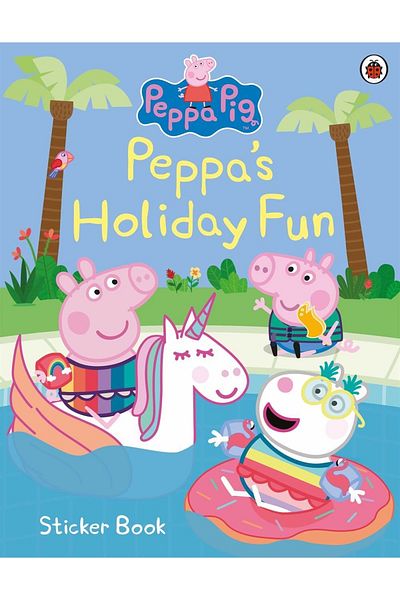 Peppa Pig كتاب ملصقات ممتع للعطلات من بيبا