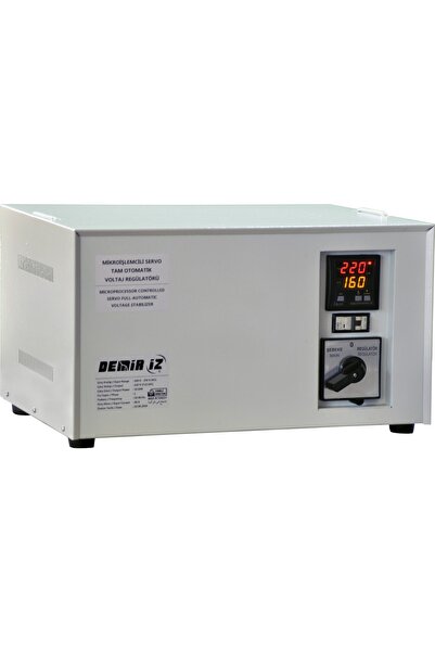 Demiriz (160 V - 250 V) 10 Kva Monofaze Tam Otomatik Servo Voltaj Regülatörü 2 Yıl Garantili