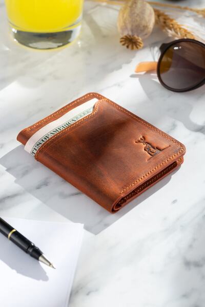 Conceria Pelle - Fun-size Genuine Leather Wallet & Card Holder