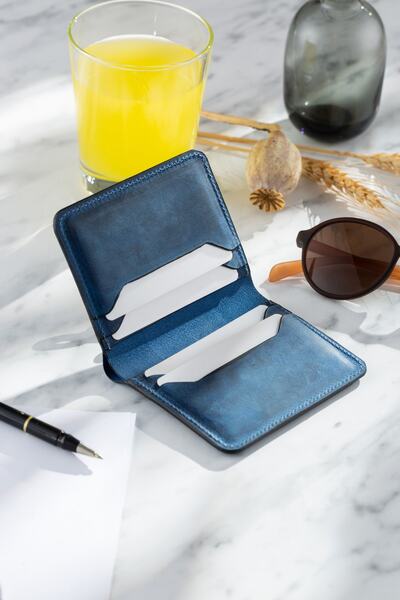 Conceria Pelle - Fun-size Genuine Leather Wallet & Card Holder
