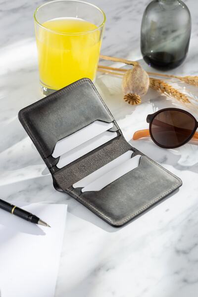 Conceria Pelle - Fun-size Genuine Leather Wallet & Card Holder