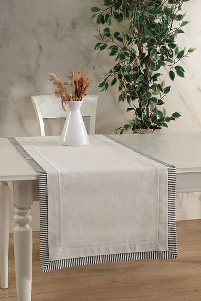 ÖDEL HOME Buldan Fabrică cu model în dungi Borduri Runner / Prezentare / Servire