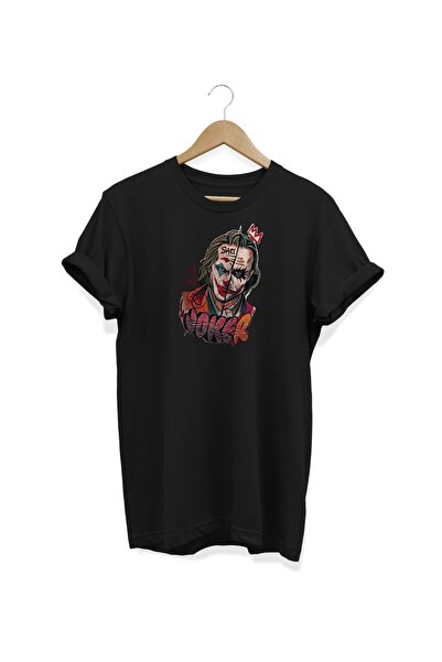 WİDİ Joker Štampano crna T-shirt